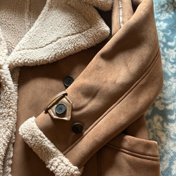 Avec Les Filles Faux Shearling Coat - Picture 3 of 8